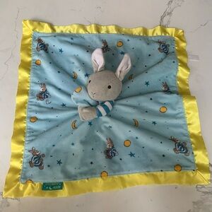 Goodnight Moon Plush Bunny Lovey Security Blanket 16” Satin Edge 2011
